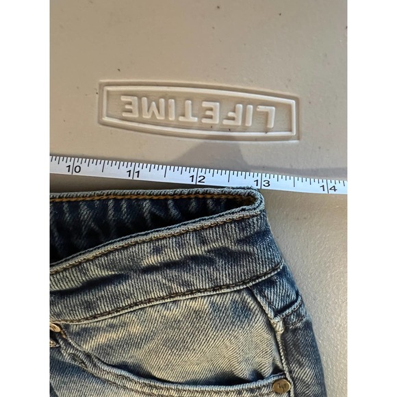 FREE PEOPLE NWT WOMEN'S 25 "THE VIRGIN LABEL" DISTRESSED SKINNY JEAN - Picture 6 of 14